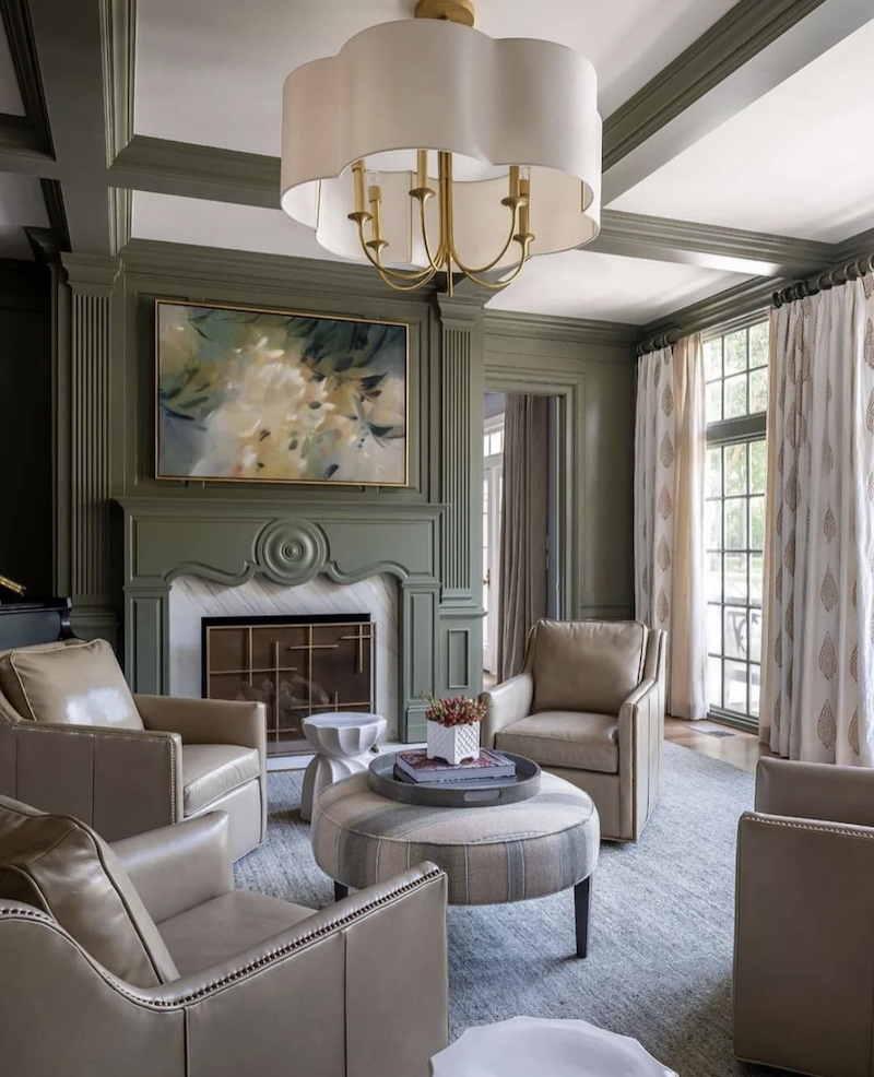 sage green living room decorating ideas