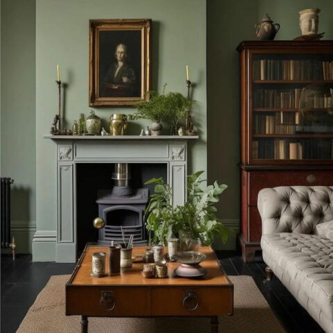 sage green living room ideas