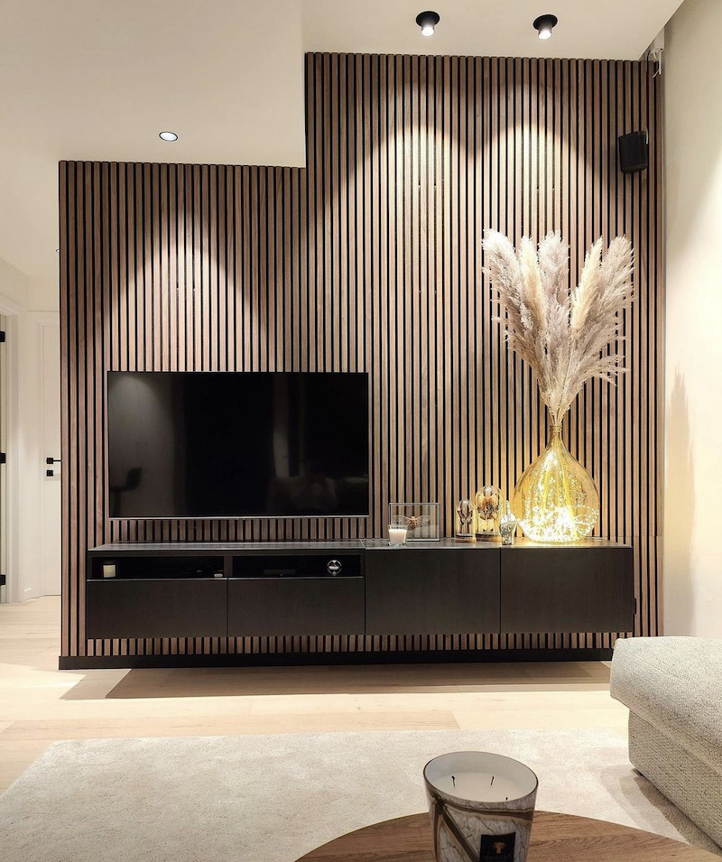 accent wood wall