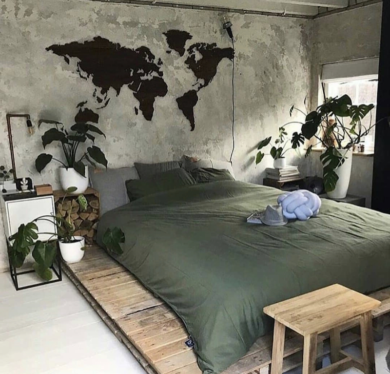 bachelor bedroom colors