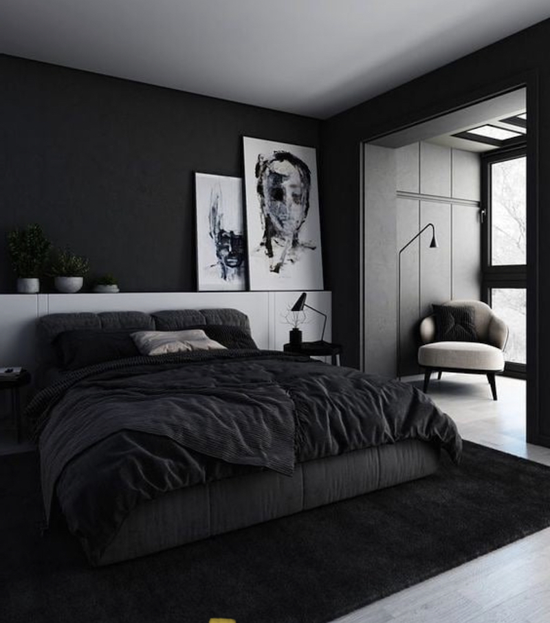 bachelor bedroom interior design