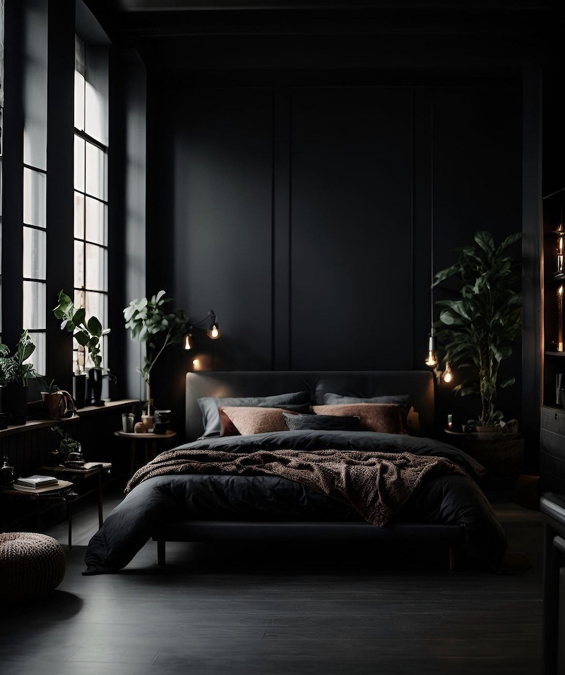 33+ Black Bedroom Ideas For Timeless Sophistication in 2025 | Houszed