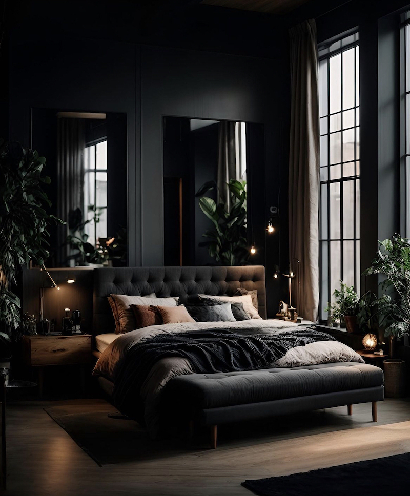 33+ Black Bedroom Ideas For Timeless Sophistication in 2025 | Houszed