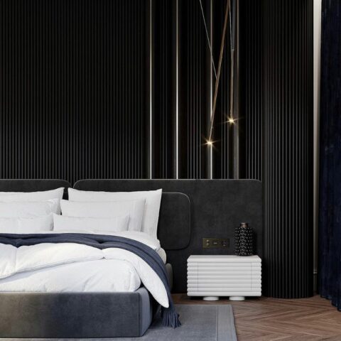 black bedroom ideas