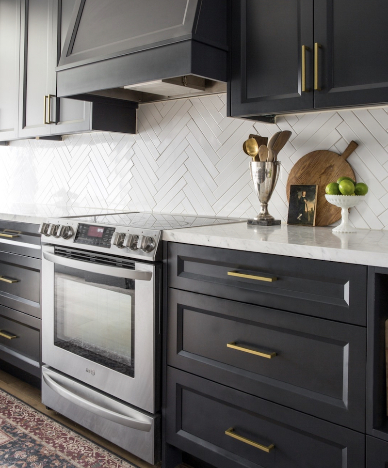 black kitchen backsplash ideas