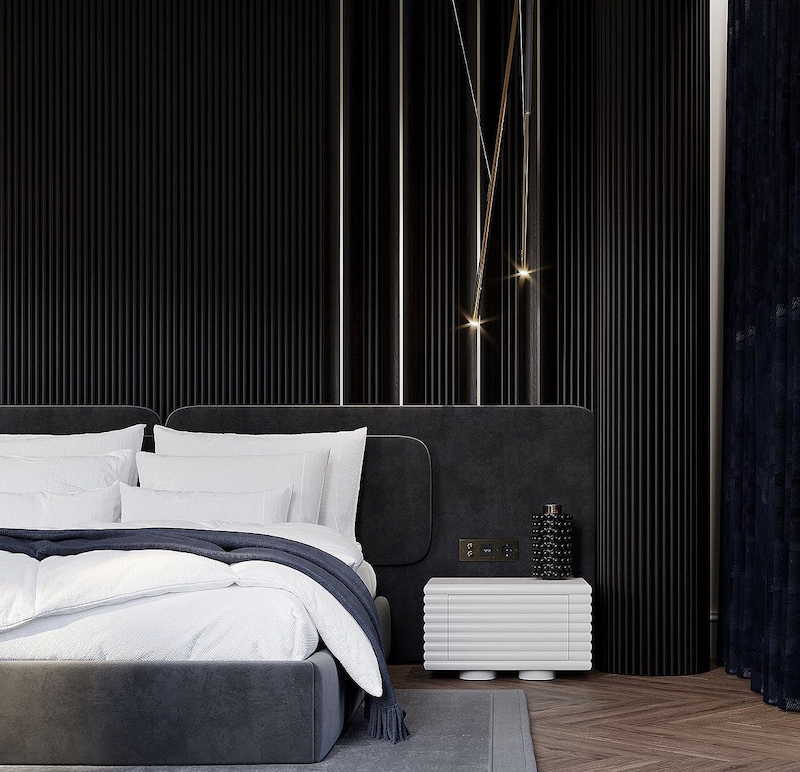 black master bedroom ideas