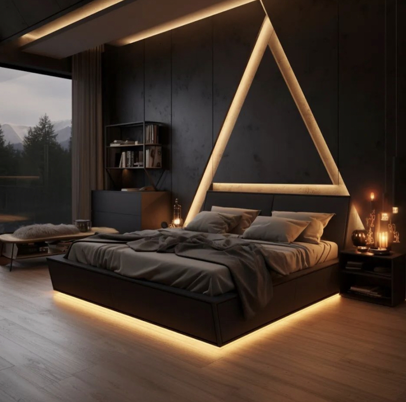 black wall bedroom ideas