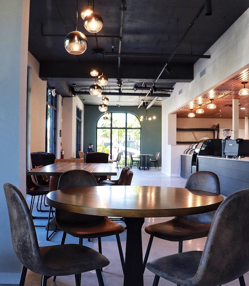 decorating a coffee shop