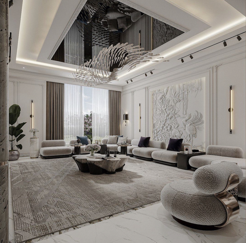 grey living room decor ideas modern