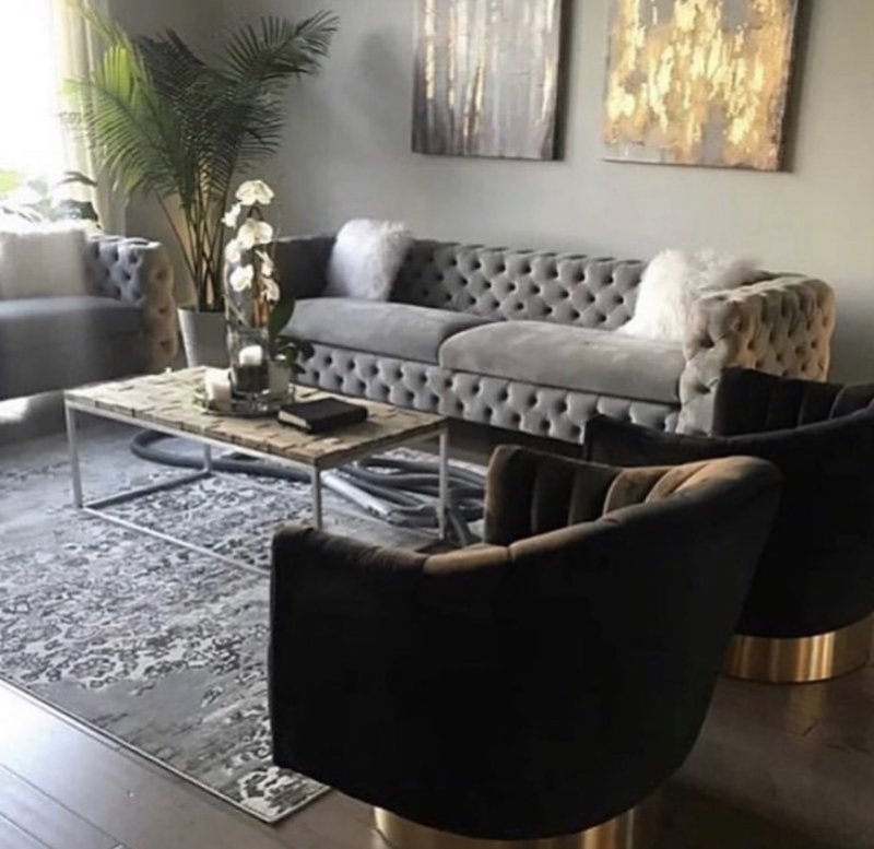 grey living rooms