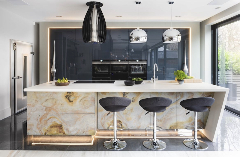 kitchen island end panel ideas
