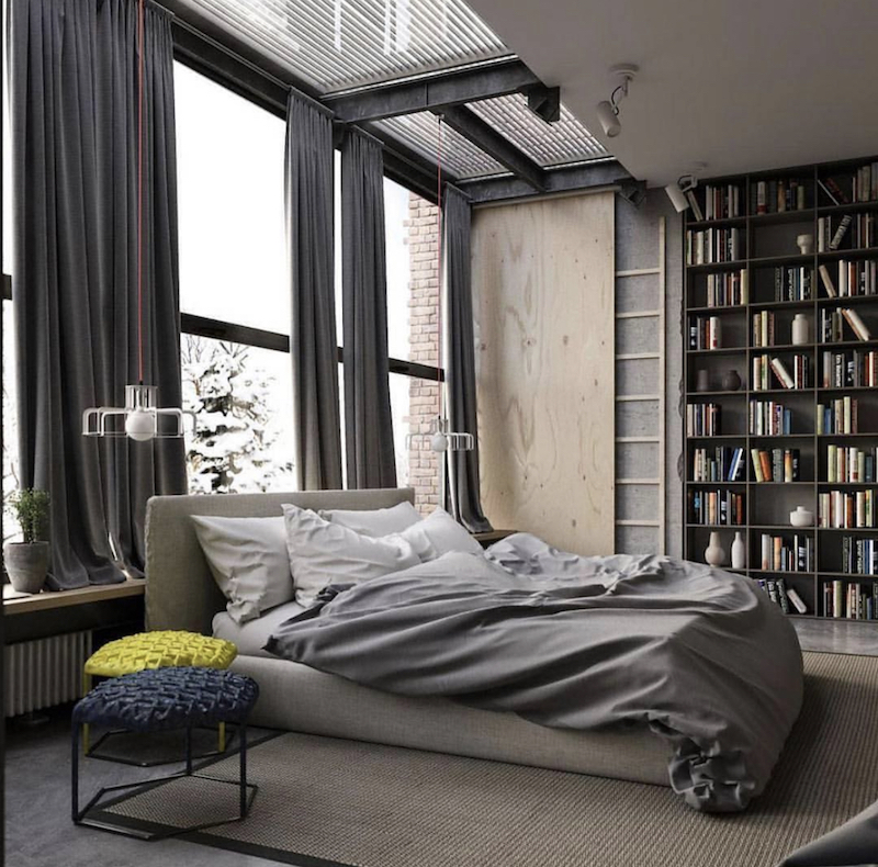 male bachelor bedroom ideas