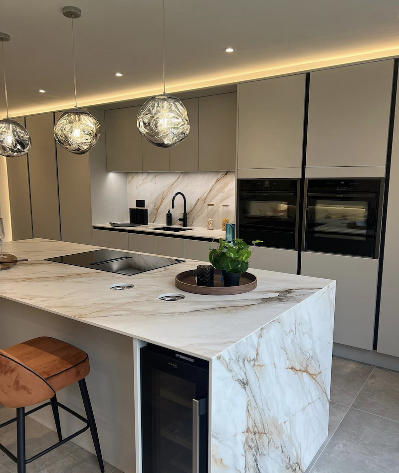 open kitchen ideas with island