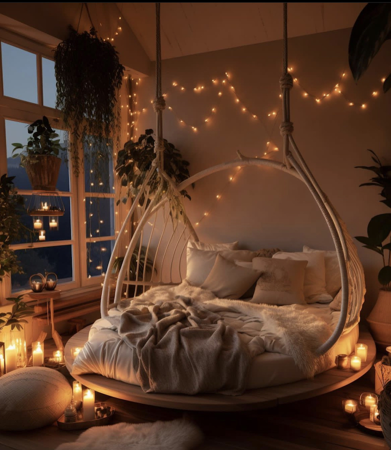 romantic bedroom idea