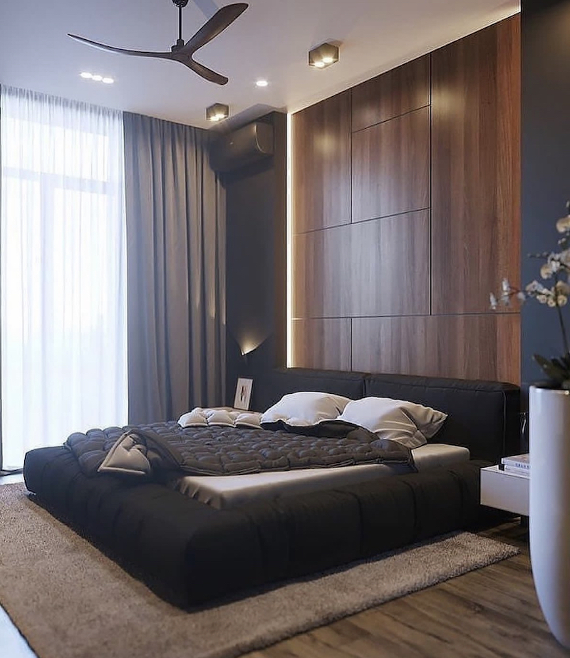 romantic bedroom interior