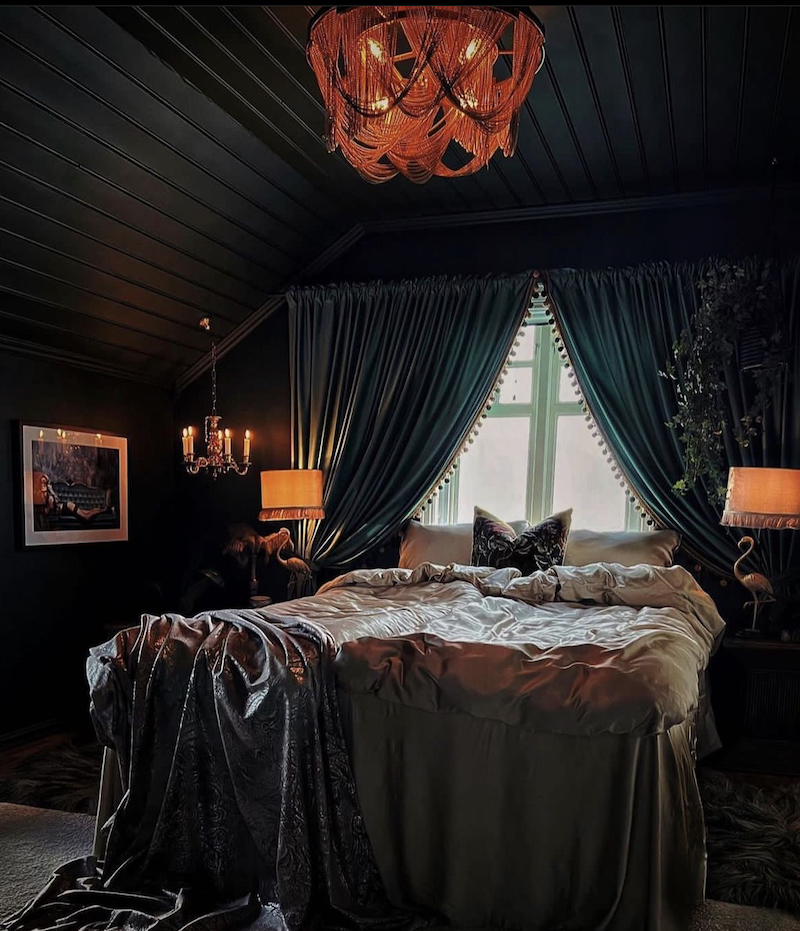 romantic interior design bedroom