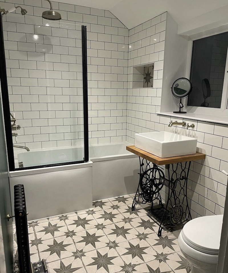 tile shower ideas for small bathrooms