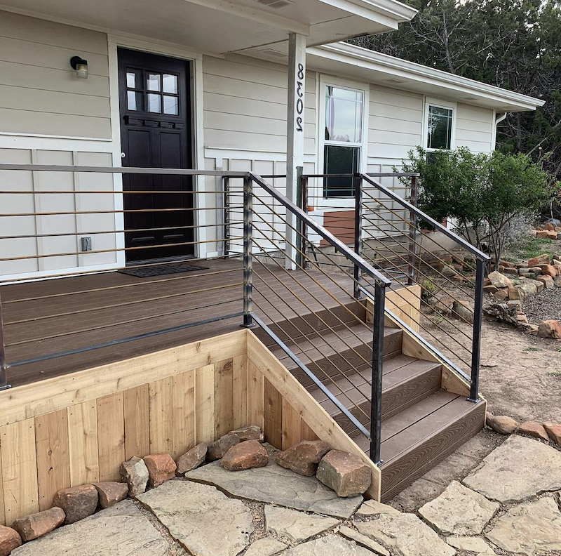wood deck skirting ideas