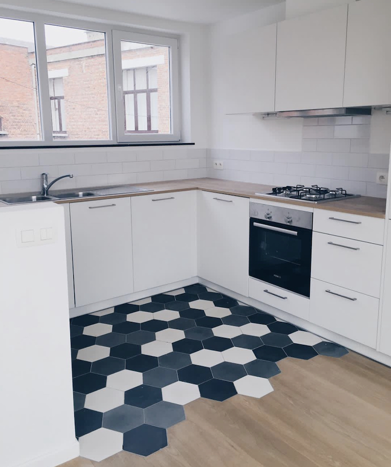 wood floor to tile transition ideas 1