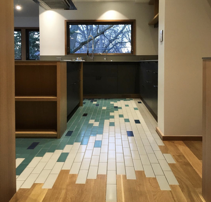 wood floor transition ideas
