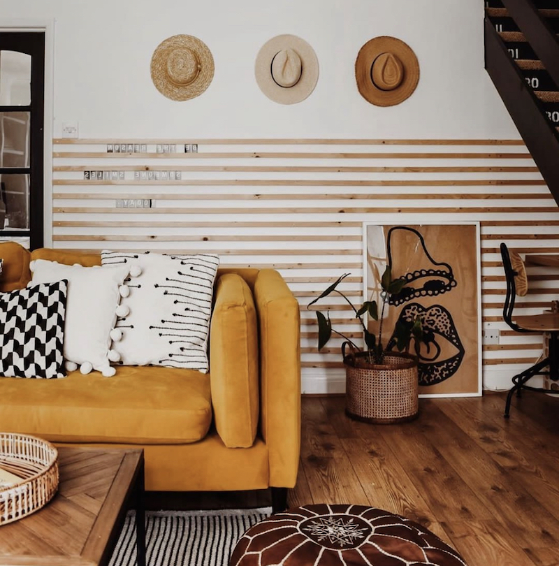 wood trim accent wall ideas