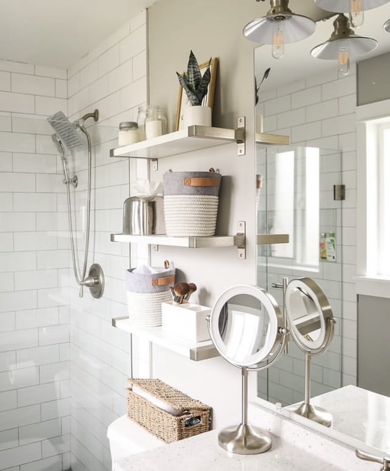bathroom countertop organization ideas