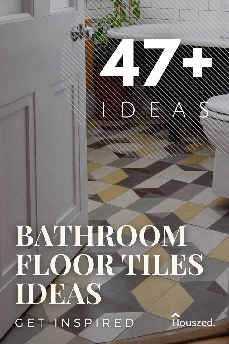 47+ Bathroom Floor Tile Ideas To Elevate Your Décor in 2025 | Houszed