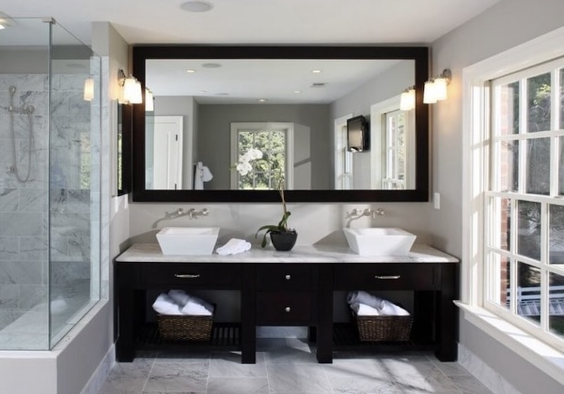 bathroom mirror and light ideas