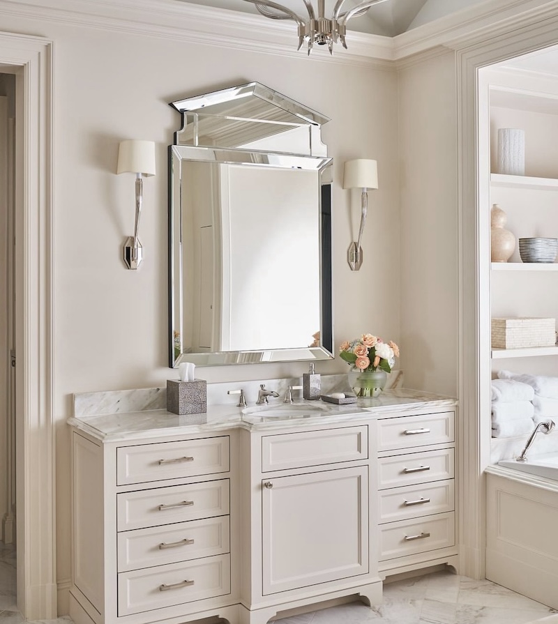 bathroom mirror decorating ideas