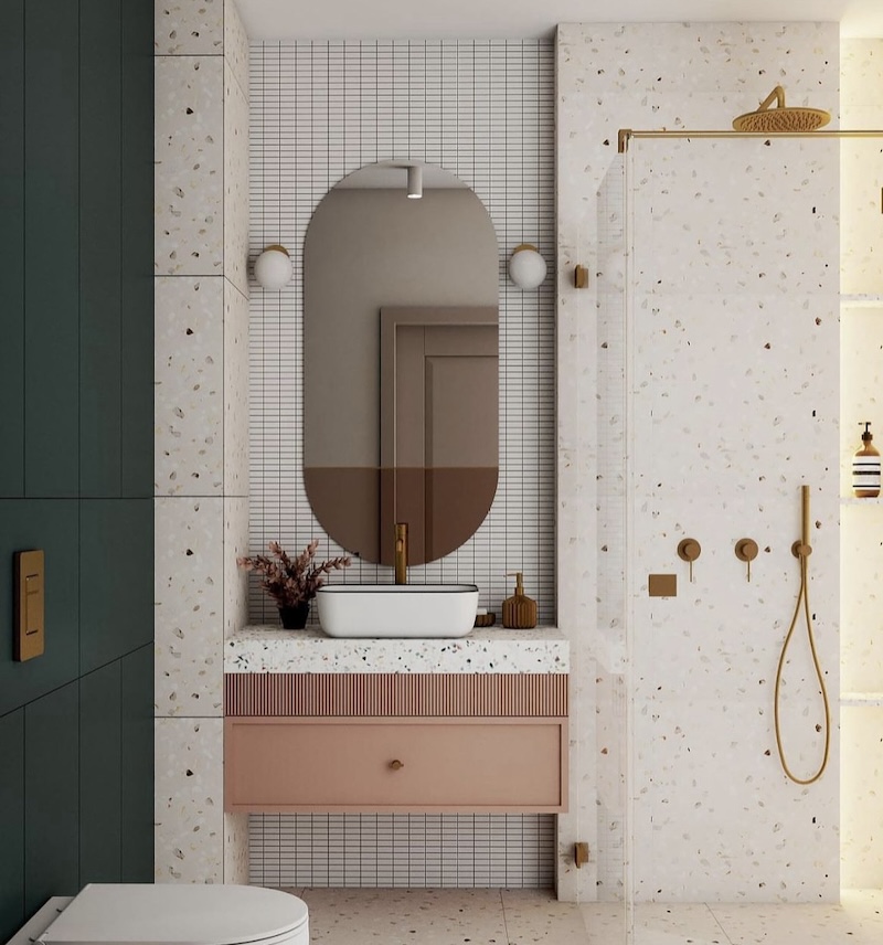 bathroom mirror vanity ideas