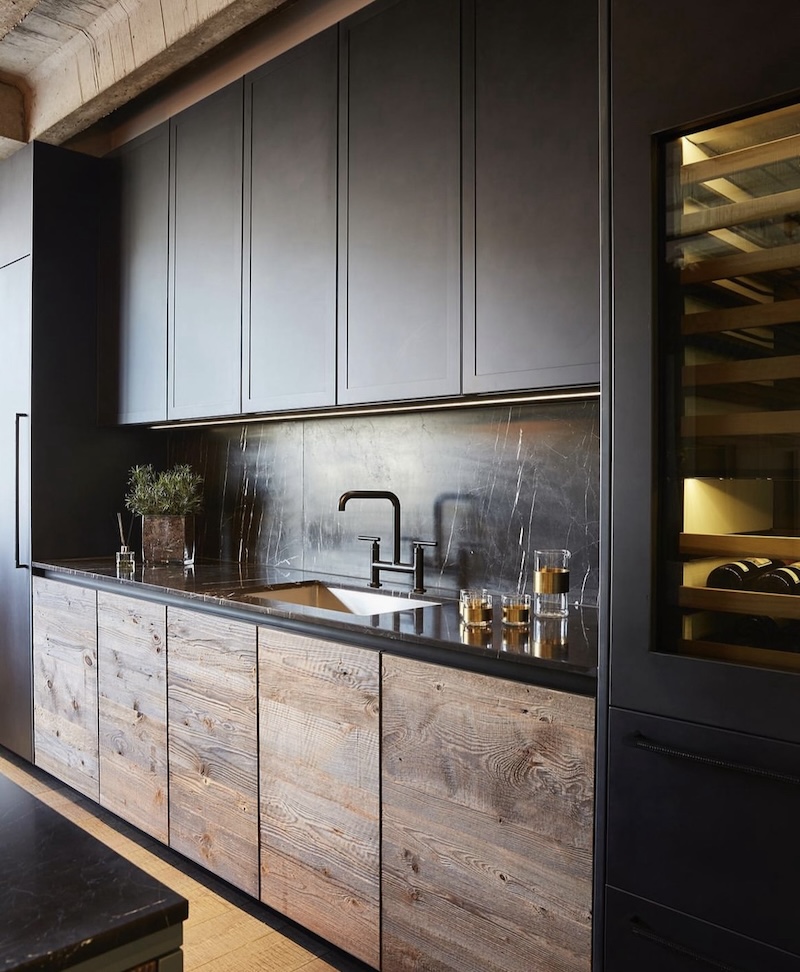 black kitchen cabinet ideas