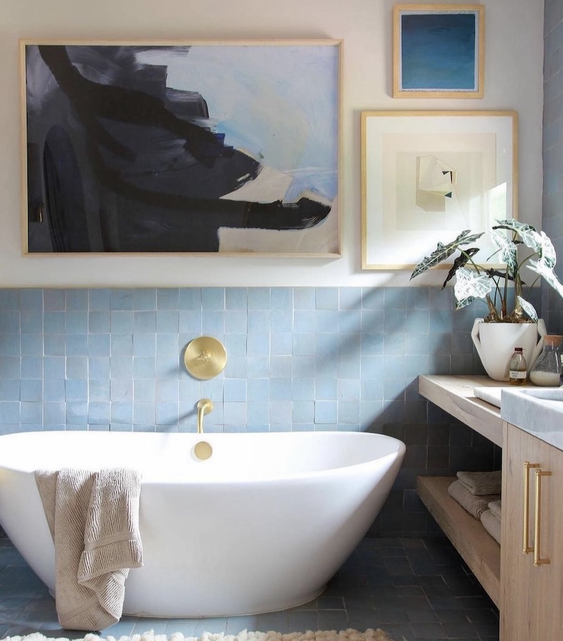 blue and white bathroom ideas