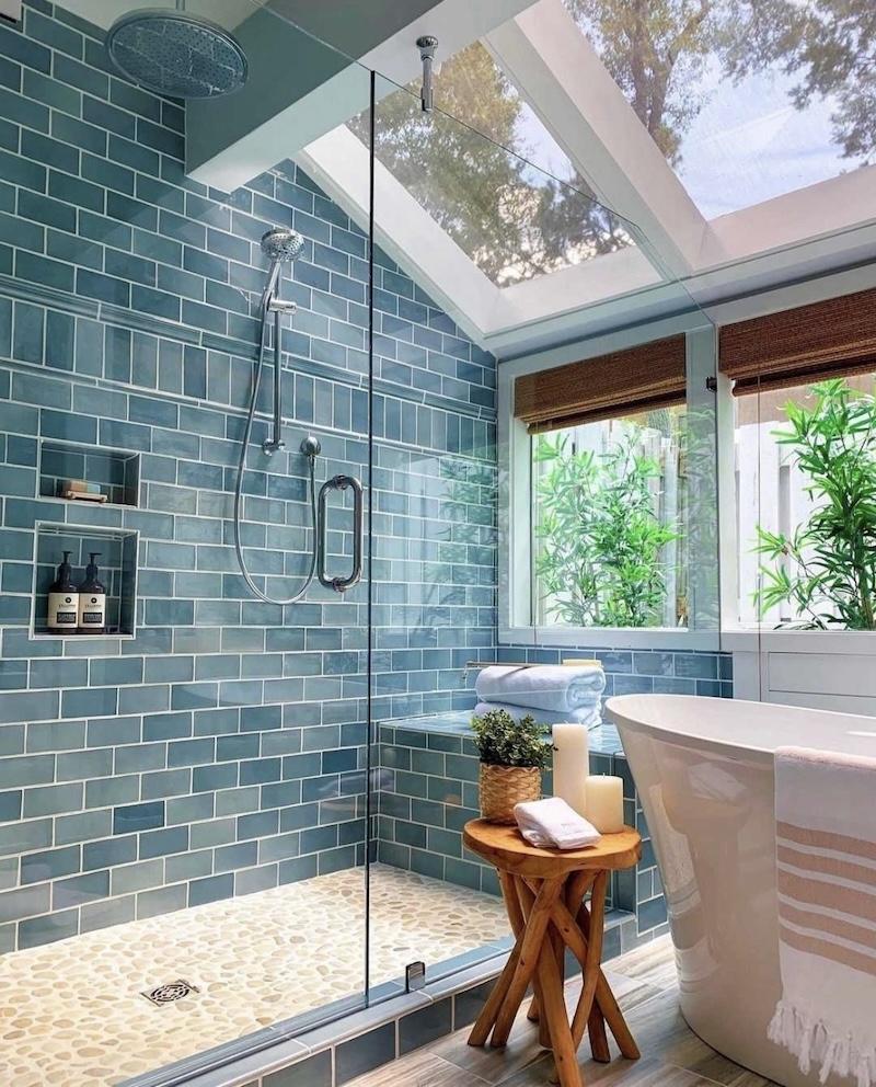 27+ Beautiful Blue Bathroom Ideas in 2024 Houszed