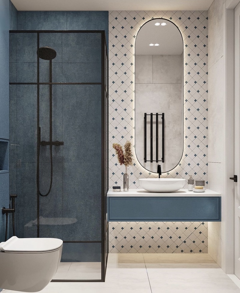 blue bathroom vanity ideas