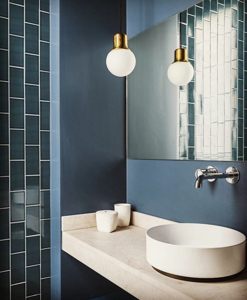 blue tile bathroom decorating ideas