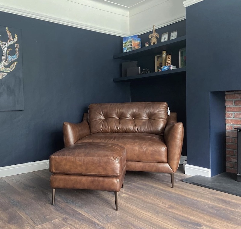 brown leather sofa living room ideas