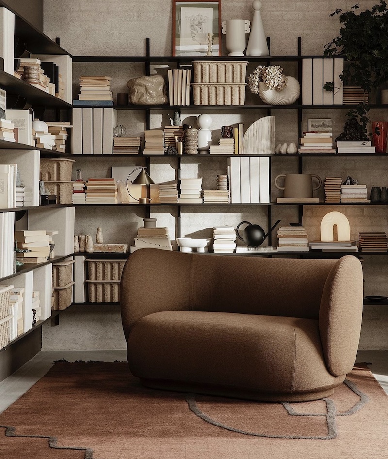 decorating ideas for brown leather sofa