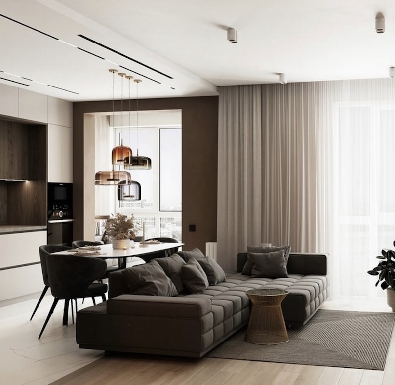 decorating ideas with brown leather sofa