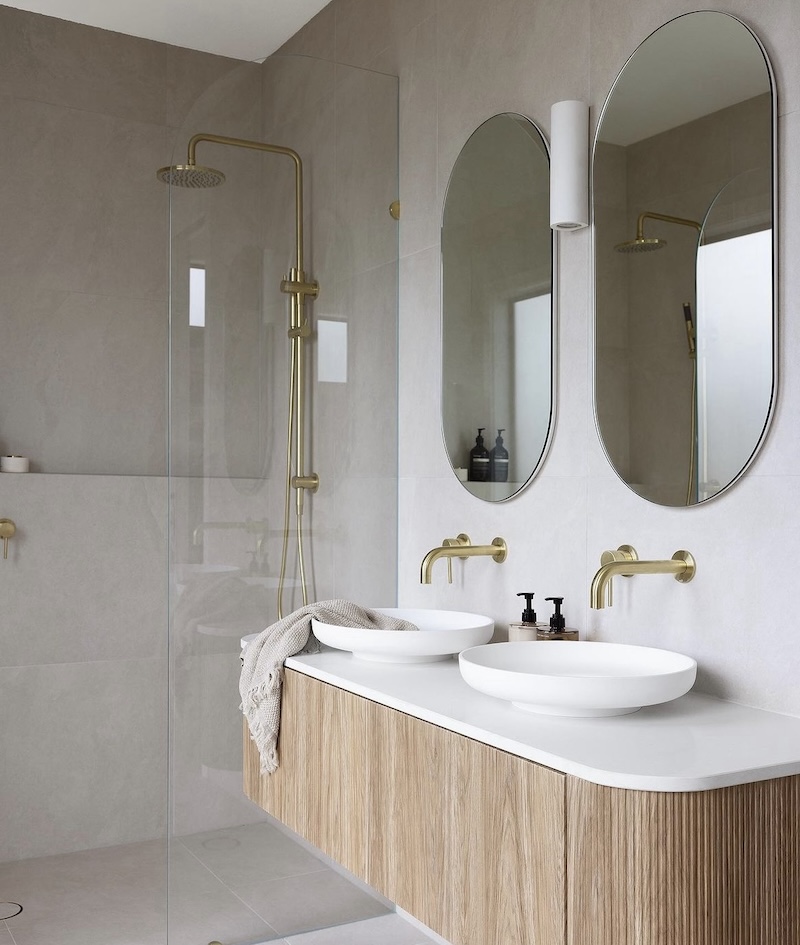double vanity bathroom mirror ideas