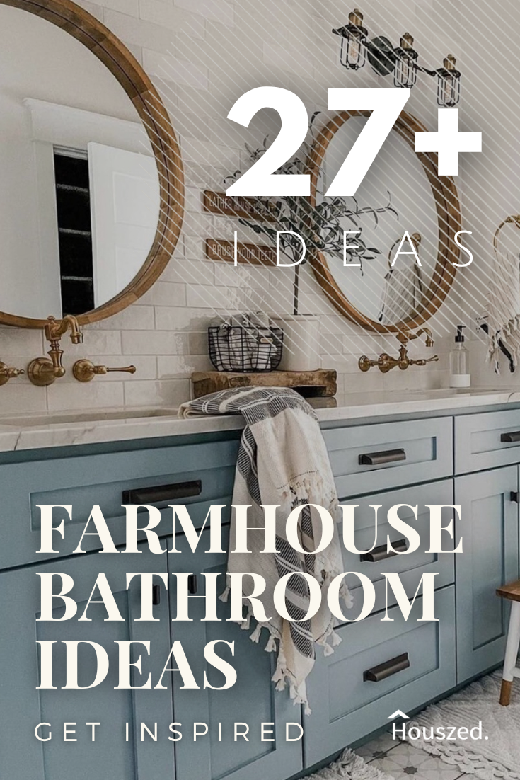 27+ Farmhouse Bathroom Ideas That Redefine Charm in 2025 | Houszed