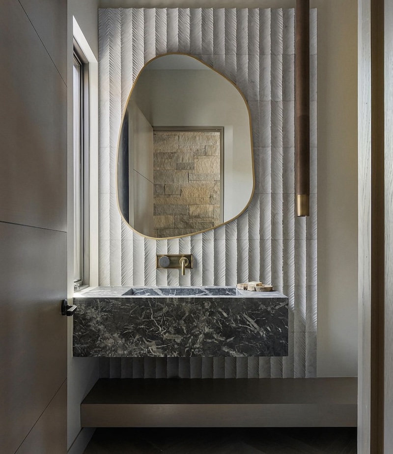 framing bathroom mirror ideas