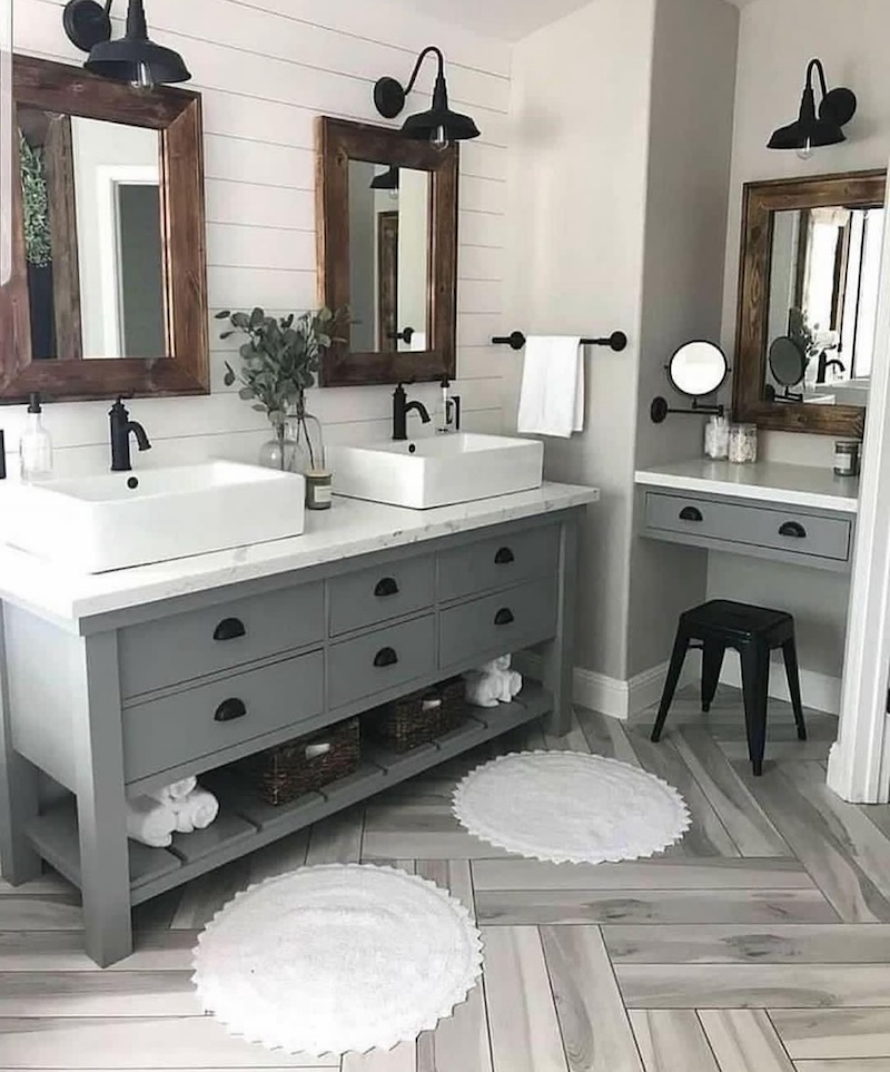 27+ Farmhouse Bathroom Ideas That Redefine Charm in 2024 Houszed