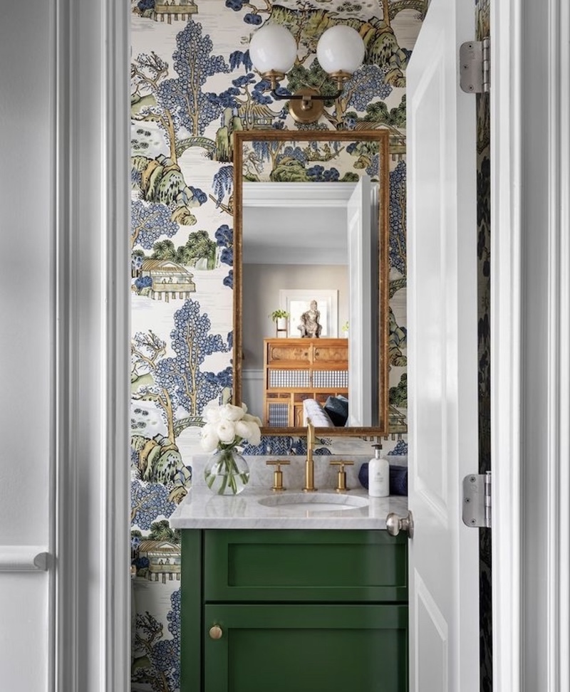 ideas for powder rooms