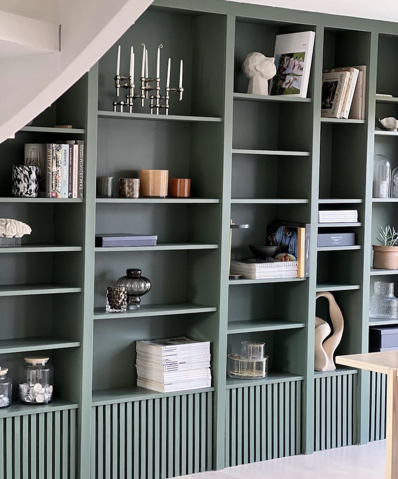 ikea billy bookcase design ideas