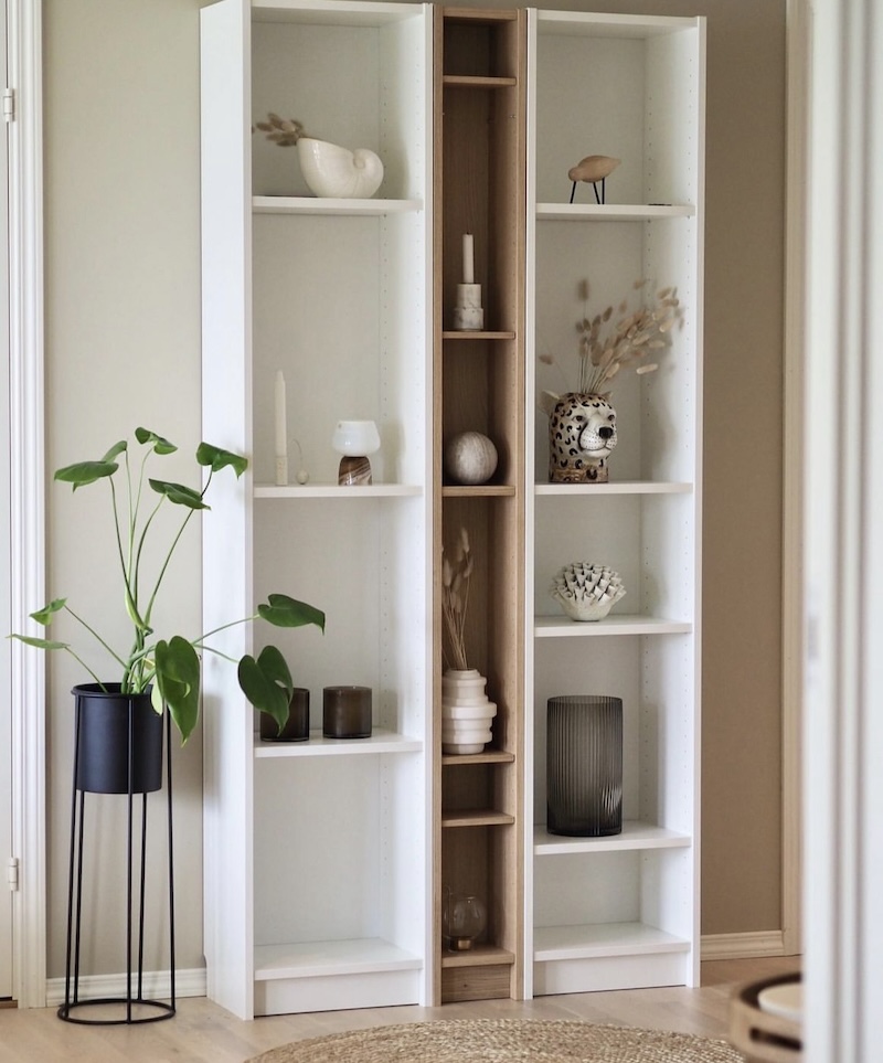 ikea billy bookcase idea