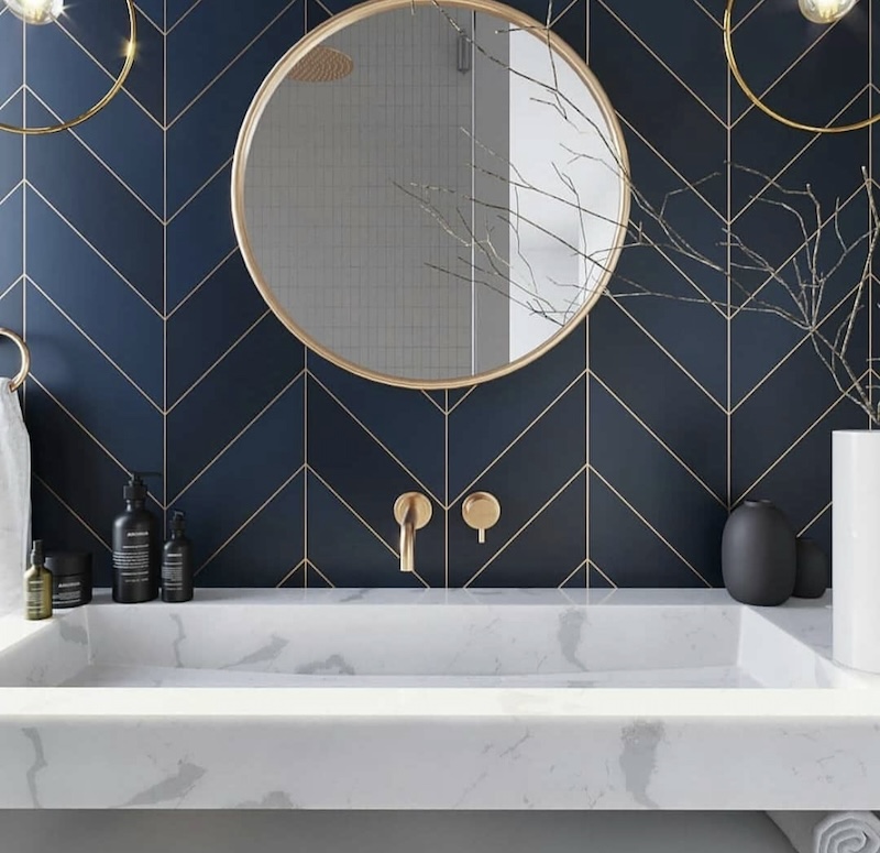 light blue vanity bathroom ideas