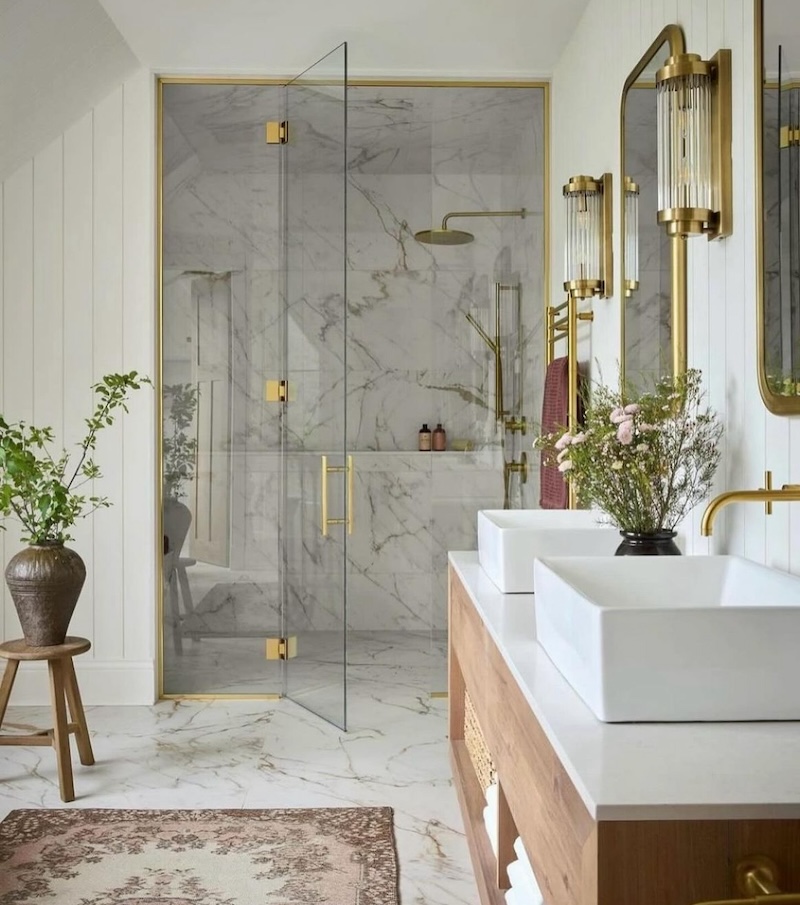 modern bathroom tile