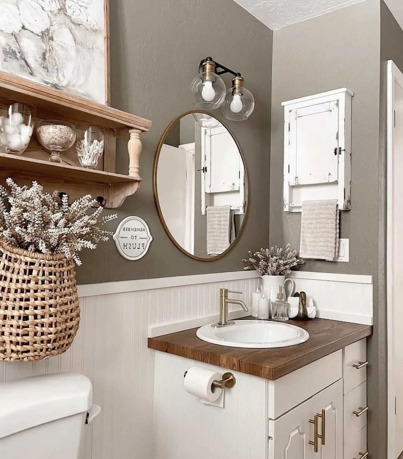 modern farmhouse master bathroom ideas