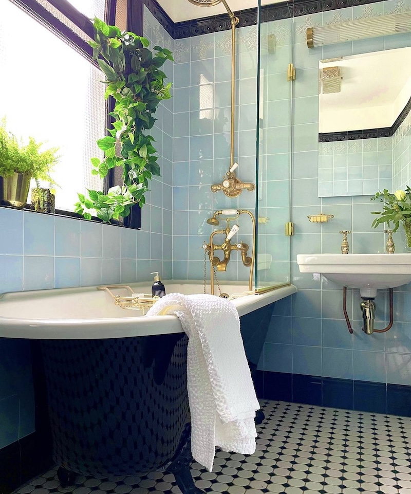 27+ Beautiful Blue Bathroom Ideas in 2024 | Houszed
