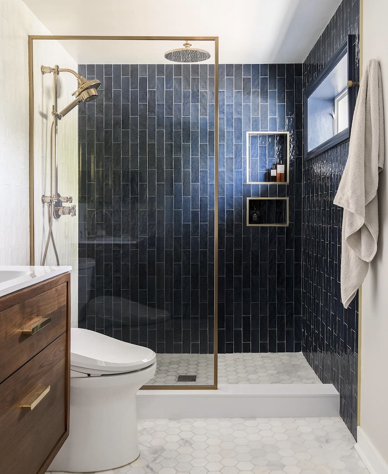 navy blue bathroom ideas